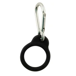 Point-Virgule karabijnhaak met houder voor drinkfles zwart