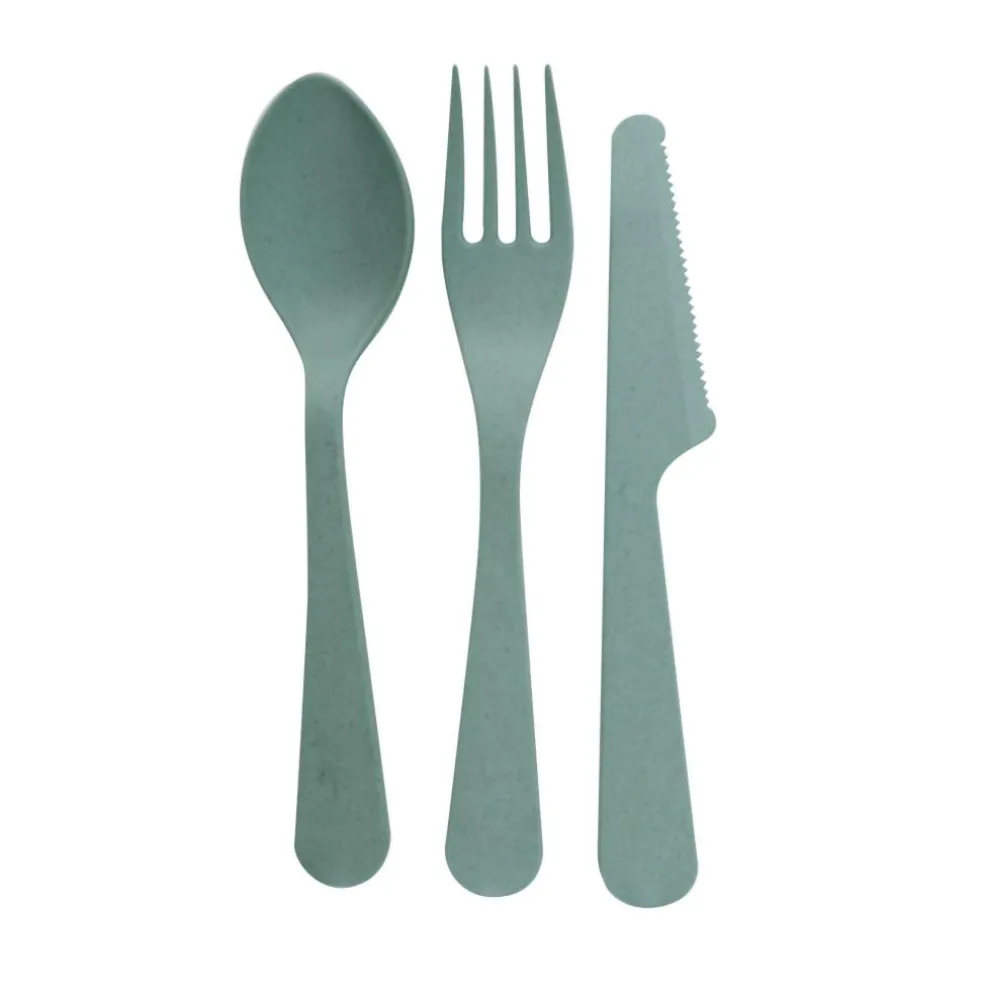 Point-Virgule PLA bestekset saliegroen 3-delig