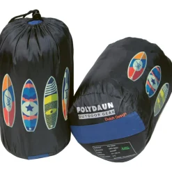 Polydaun Beach House slaapzak junior blue surfboard