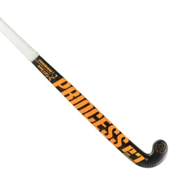 Princess Hockey Indoor Premium 7 Star SG9 low bow hockeystick black orange - 36,5 inch