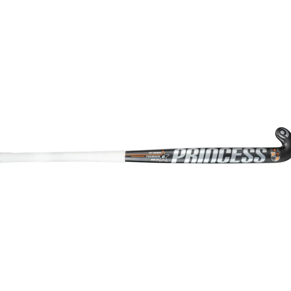 Princess Hockey Premium 6 STAR SG9 Low Bow hockeystick black orange