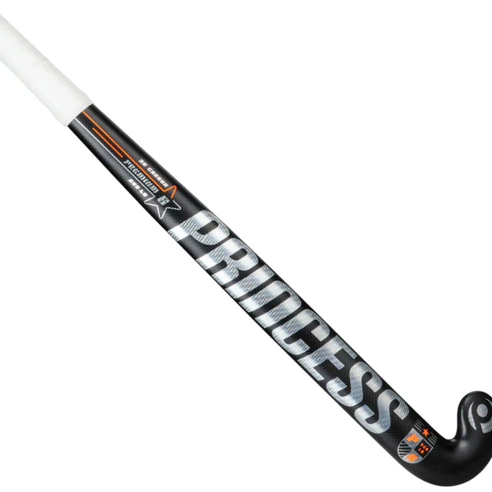 Princess Hockey Premium 6 STAR SG9 Low Bow hockeystick black orange