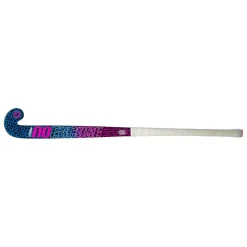 Princess Hockey  Woodcore Mid Bow hockeystick junior leopard  purple neon pink