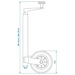 ProPlus 35 mm kunststof velg neuswiel