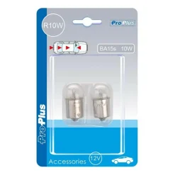 ProPlus BA15s 12V 10W halogeenlamp set van 2 stuks
