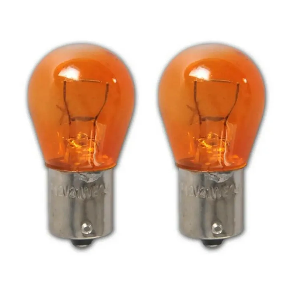 ProPlus BAU15s 12V 21W halogeenlamp oranje set van 2 stuks