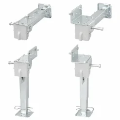 ProPlus Camper uitdraaisteunen 29 - 46 cm grey per 2 stuks