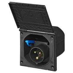 ProPlus CEE wandinvoerdoos vierkant zwart