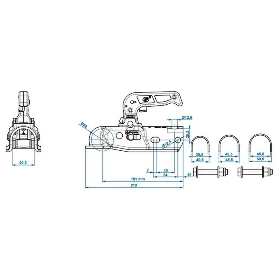 ProPlus Kogelkoppeling 2300 kg