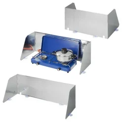 ProPlus Kookwindscherm 3-delig staal