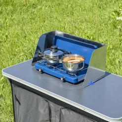 ProPlus Kookwindscherm 3-delig staal