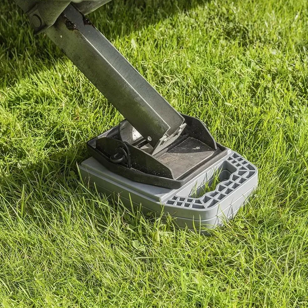 ProPlus Onderlegplaten voor caravansteunvoeten set van 4 stuks