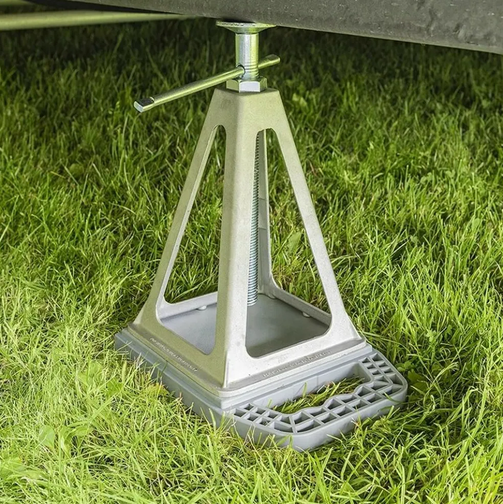 ProPlus Onderlegplaten voor caravansteunvoeten set van 4 stuks