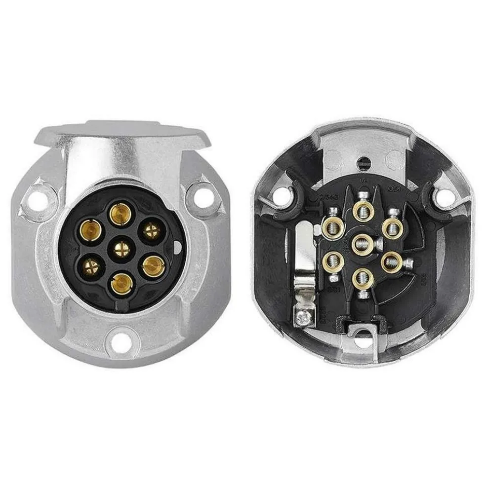 ProPlus 7+1-polige metalen stekkerdoos