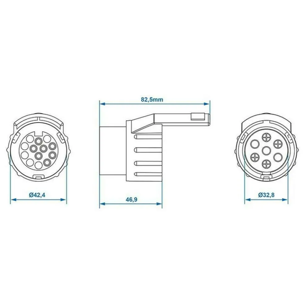 ProPlus 7-polige naar 13-polige verloopstekker