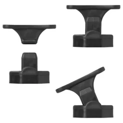 ProPlus Scharnierende deurvanger zwart