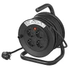 ProPlus Schuko 4-way kabelhaspel 15 meter