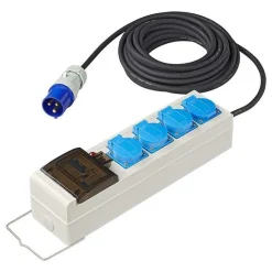 ProPlus Tent-vouwwagen stekkerdoos met aardlekschakelaar  10 meter