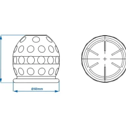 ProPlus Trekhaakdop golfbal