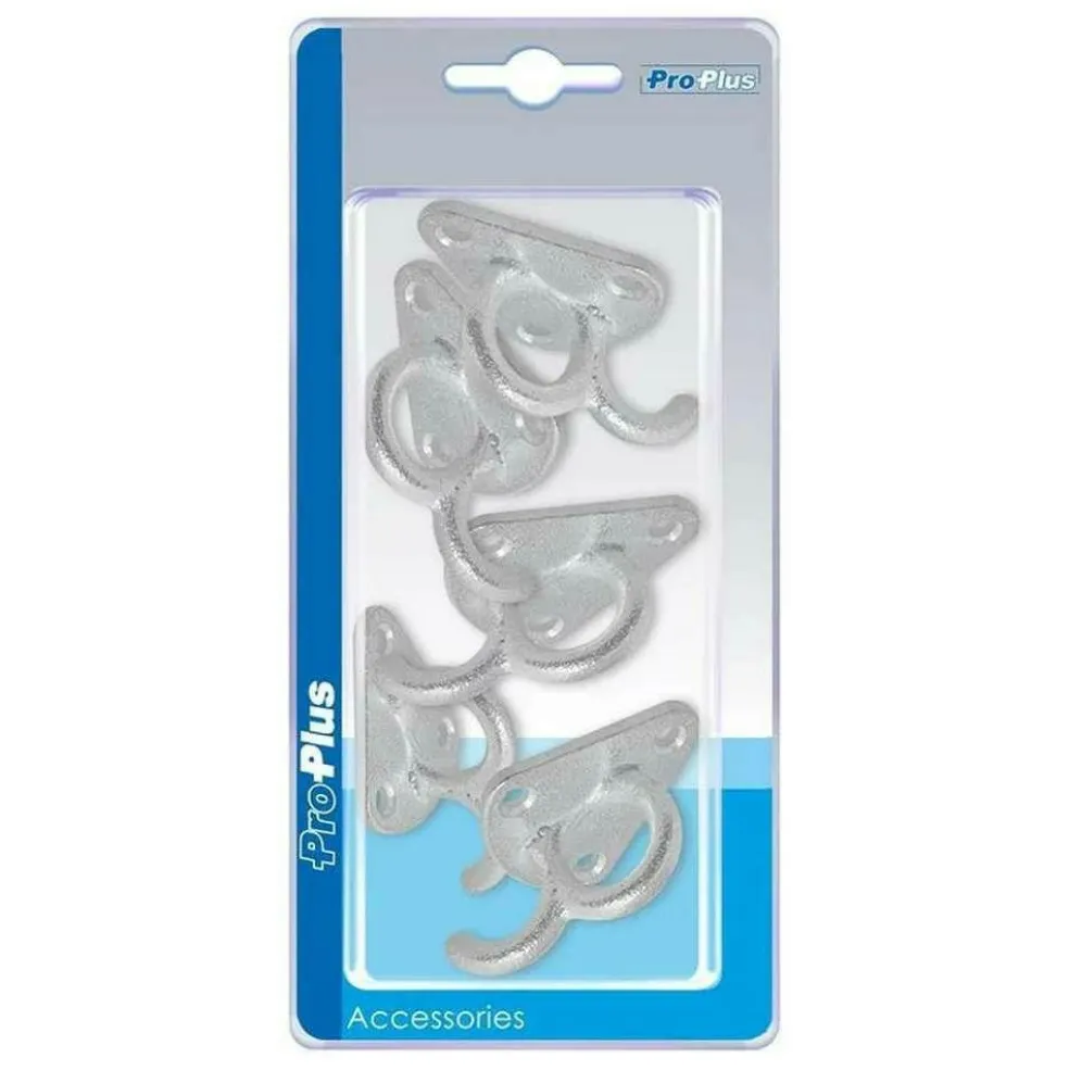 ProPlus Zeiloog rond met haak 45 mm 5 stuks