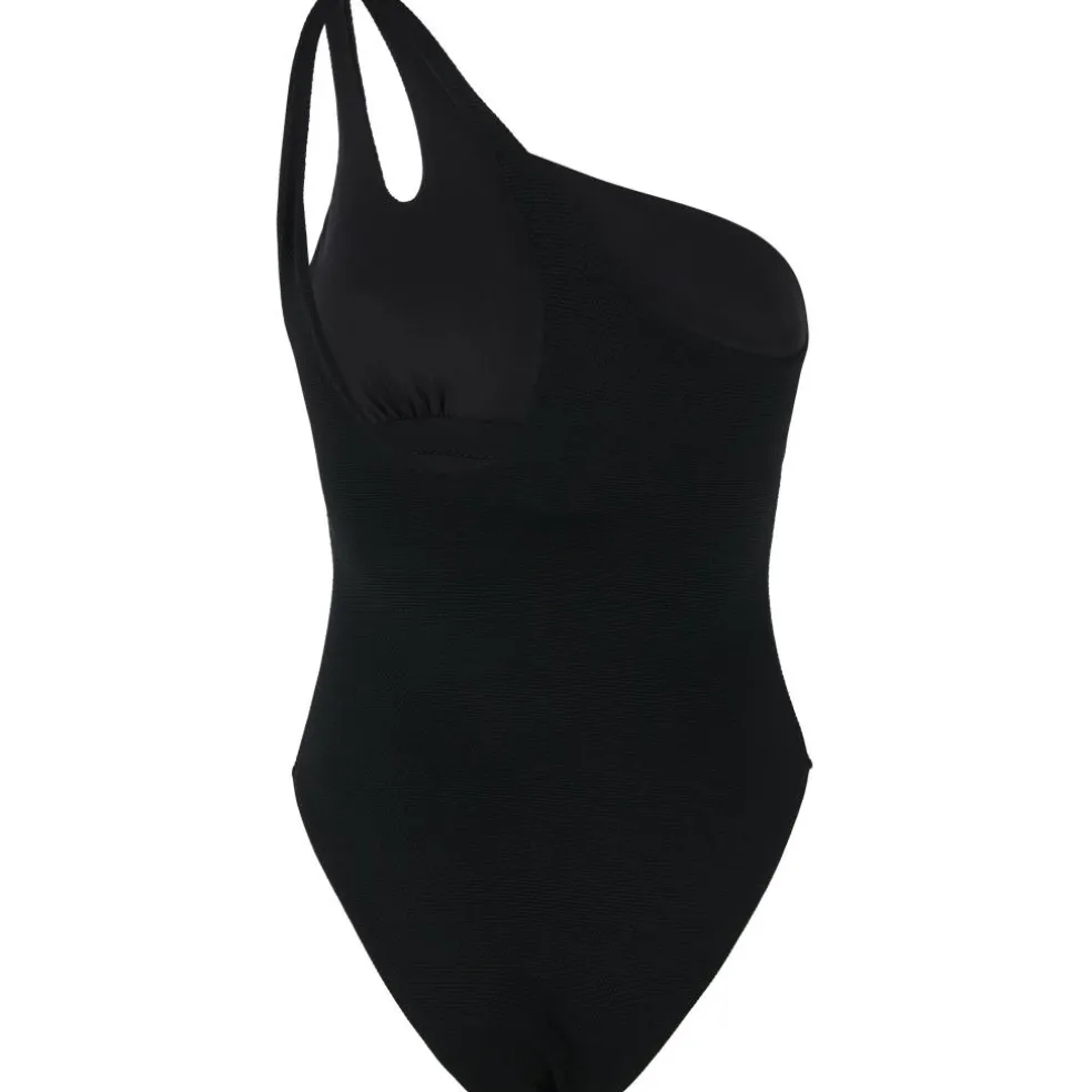 Protest Lace One Shoulder badpak dames true black