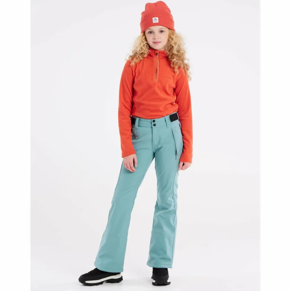 Protest Lole softshell skibroek junior crocodile green