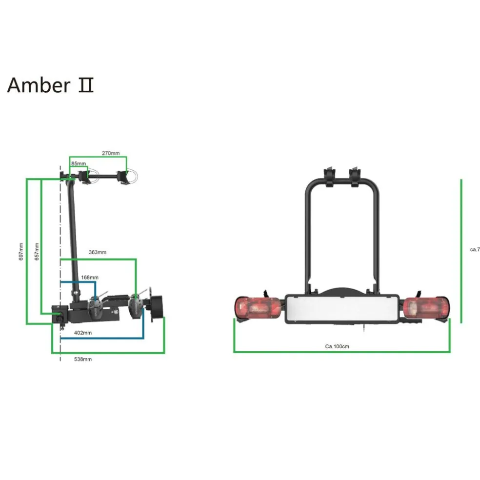 Pro-user Amber II fietsendrager