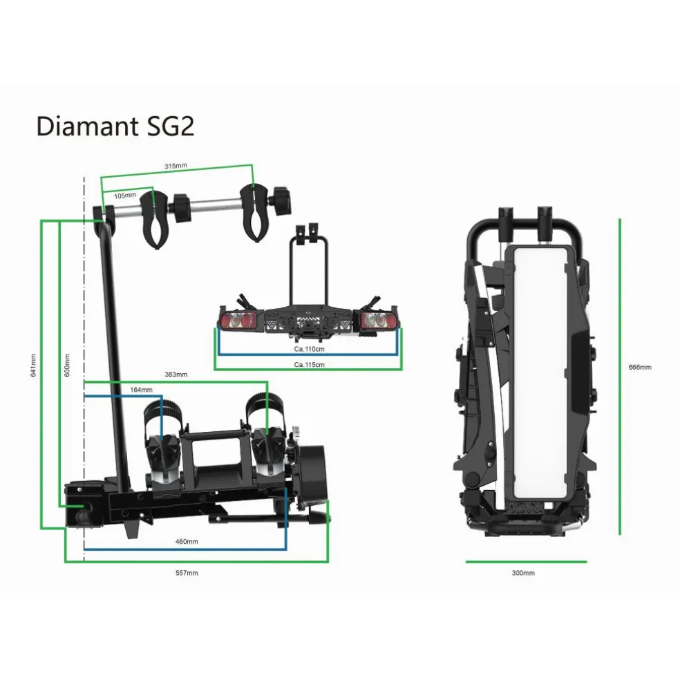 Pro-user Diamant SG2 fietsendrager