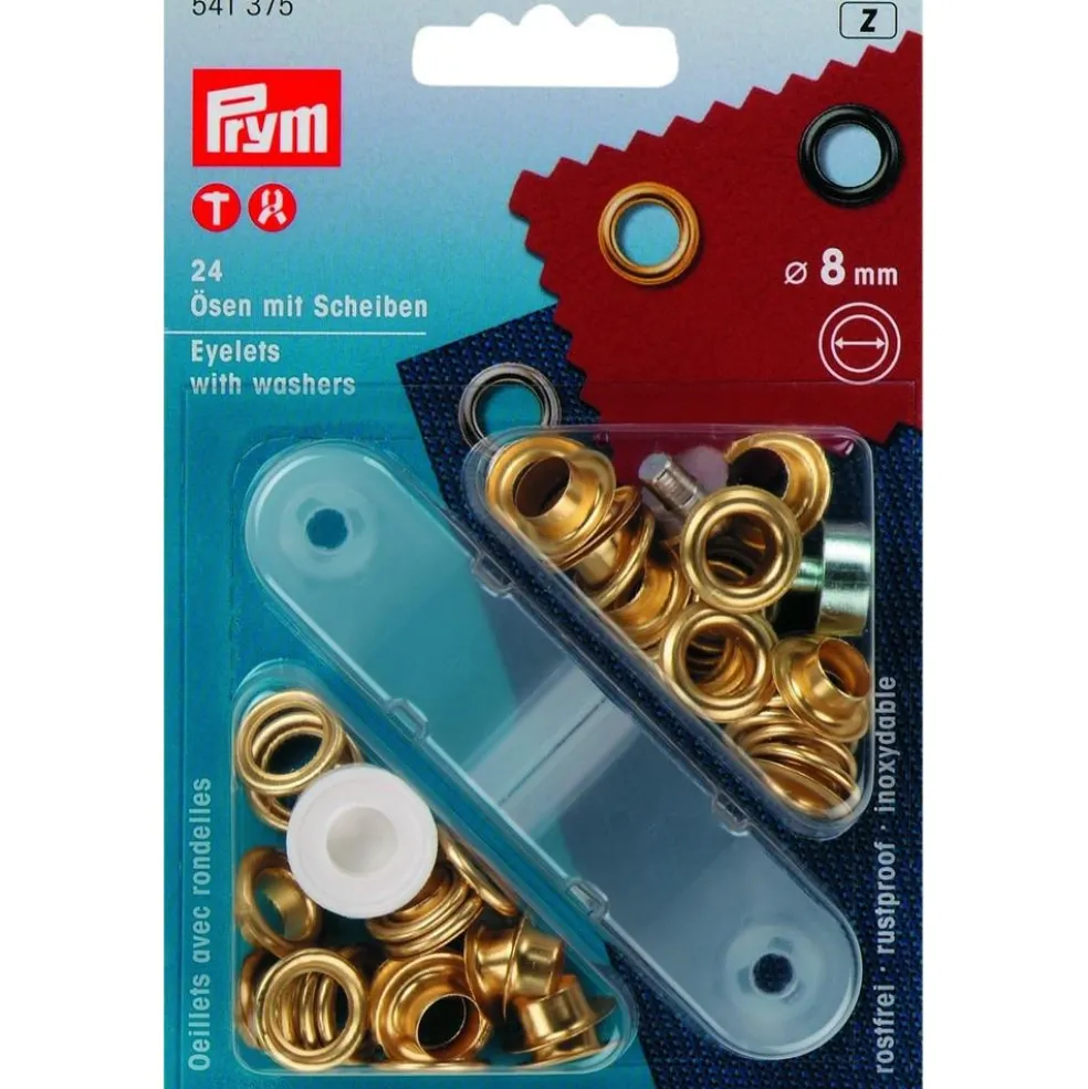 Prym Zeilringen ø 8 mm per 24 stuks