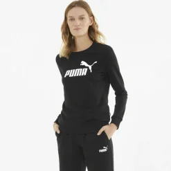 Puma Essentials Logo Crew sweater dames Puma black