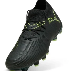 Puma Future 8 Match FG - AG voetbalschoenen PUMA black fizzy light green terrain