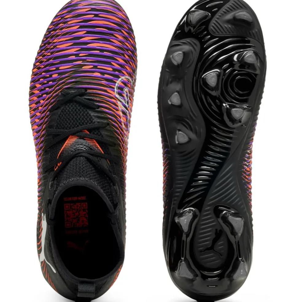 Puma FUTURE 8 MATCH FG AG voetbalschoenen junior PUMA black PUMA white glowing red