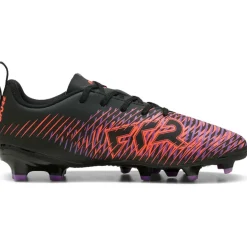 Puma FUTURE 8 PLAY FG AG voetbalschoenen junior PUMA black PUMA white glowing red