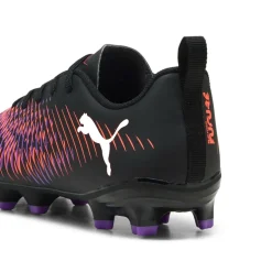 Puma FUTURE 8 PLAY FG AG voetbalschoenen junior PUMA black PUMA white glowing red
