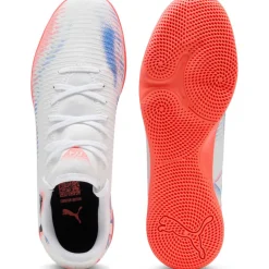 Puma Future 8 Play It IC zaalvoetbalschoenen PUMA white PUMA black glowing red