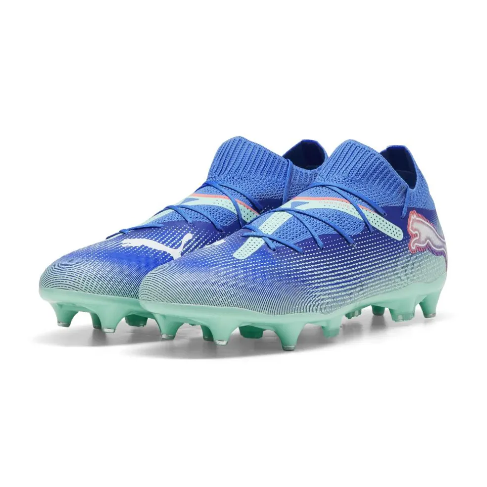 Puma FUTURE 7 PRO MXSG voetbalschoenen heren bluemazing PUMA white electric peppermint