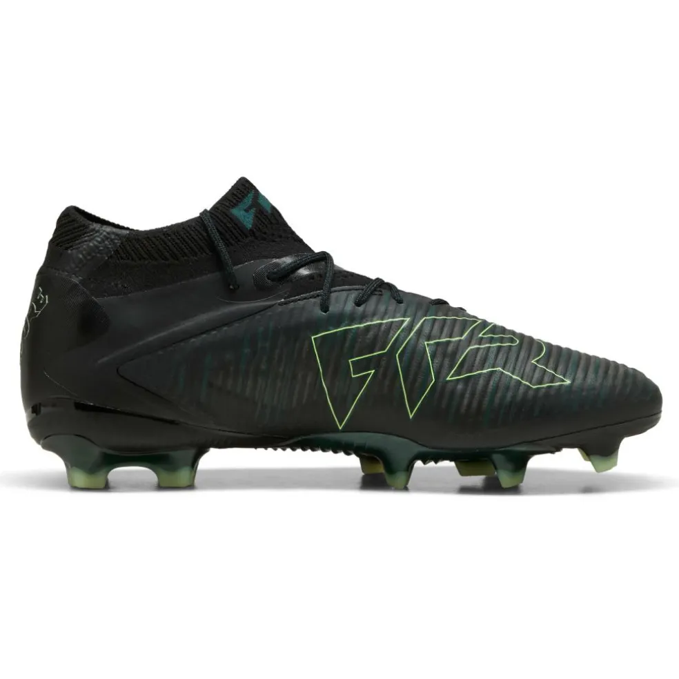 Puma Future 8 Ultimate FG voetbalschoenen PUMA black fizzy licht green terrain