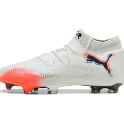 Puma Future 8 Ultimate FG voetbalschoenen PUMA white PUMA black glowing red