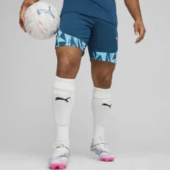 Puma IndividualFINAL voetbalbroekje heren ocean tropic bright aqua