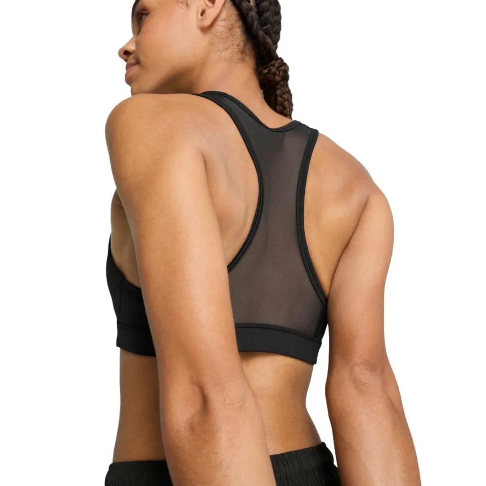 Puma 4KEEPS sport bh dames puma black big white cat