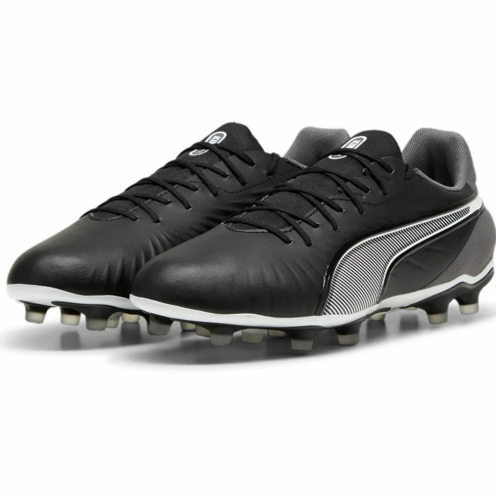 Puma KING MATCH FG AG voetbalschoenen heren PUMA black PUMA white cool dark grey