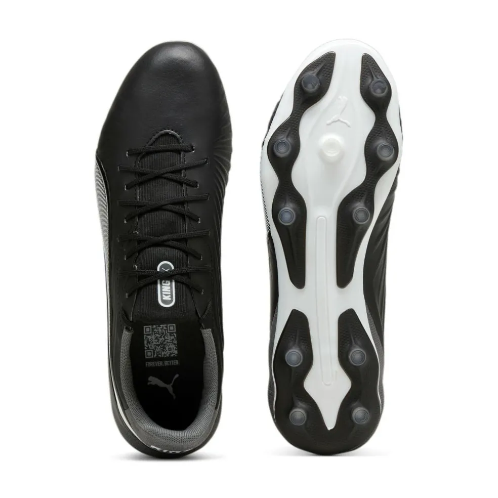 Puma KING MATCH FG AG voetbalschoenen heren PUMA black PUMA white cool dark grey