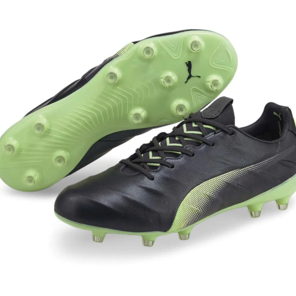 Puma King Platinum 21 FG AG voetbalschoenen heren asphalt fizzy light periscope