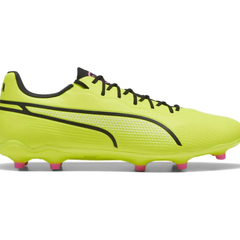 Puma KING PRO FG AG voetbalschoenen heren electric lime puma black poison pink