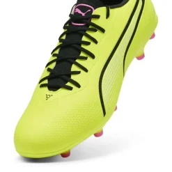Puma KING PRO FG AG voetbalschoenen heren electric lime puma black poison pink