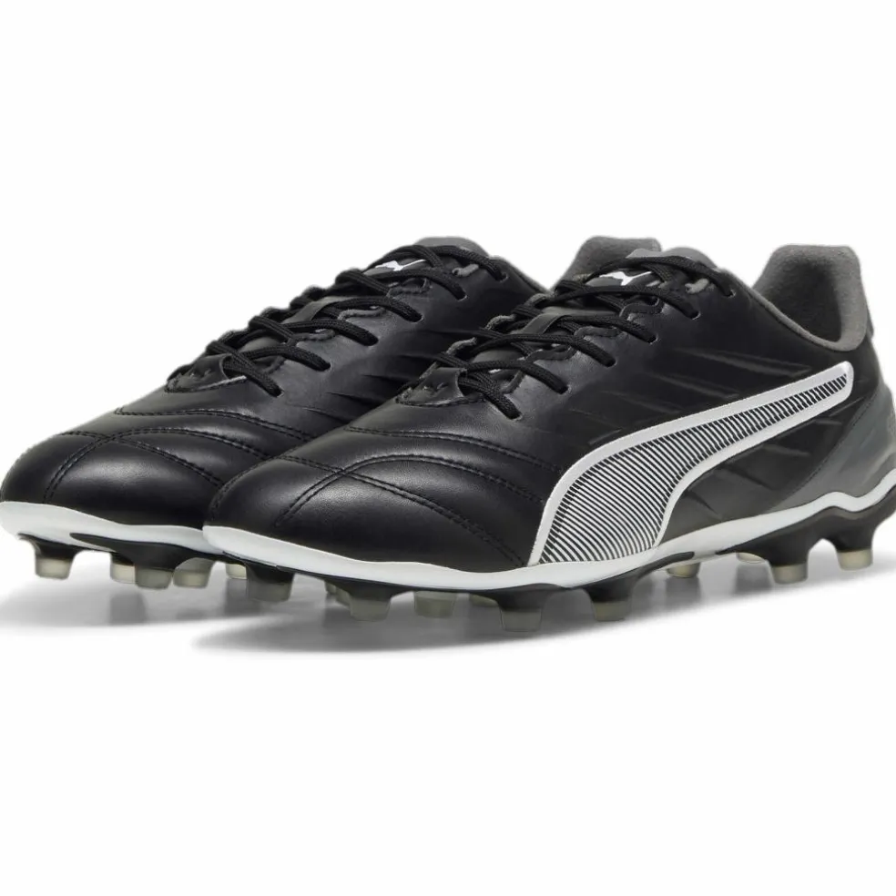 Puma KING PRO FG AG voetbalschoenen PUMA black PUMA white cool dark grey