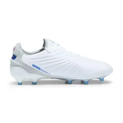 Puma KING ULTIMATE FG AG voetbalschoenen dames PUMA white bluemazing flat light grey sunset glow