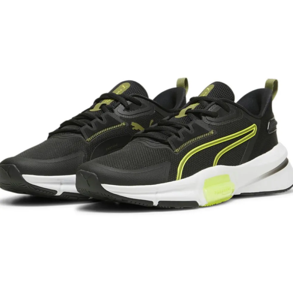 Puma PWRframe TR 3 fitness schoenen heren Puma black olive green lime
