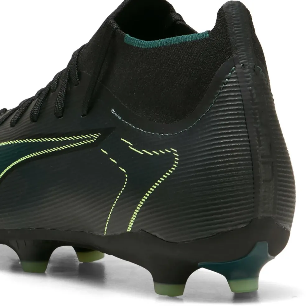 Puma Ultra 6 Match+ FG - AG voetbalschoenen PUMA black fizzy light green terrain