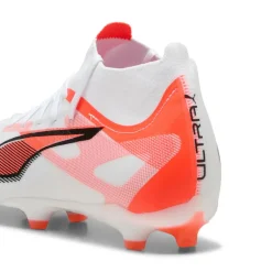 Puma ULTRA 5 MATCH+ FG AG voetbalschoenen heren PUMA white PUMA black glowing red